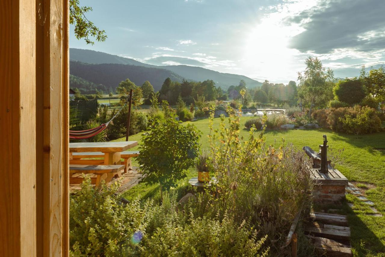 Glamping Happiness With Natural Pool Ribnica Екстериор снимка